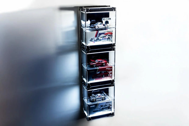 Module64: Magnetic Expandable Dual-Tier Display System for 1:64 Diecast Cars