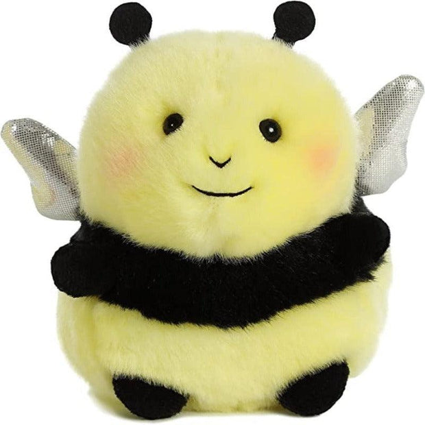 Fluffy Stuffed Bee Toy