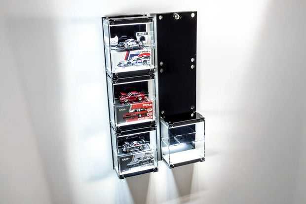 Module64: Magnetic Expandable Dual-Tier Display System for 1:64 Diecast Cars