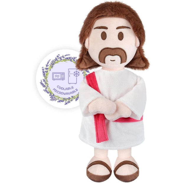 Microwavable And Coolable Jesus Plush Multi Use Gift